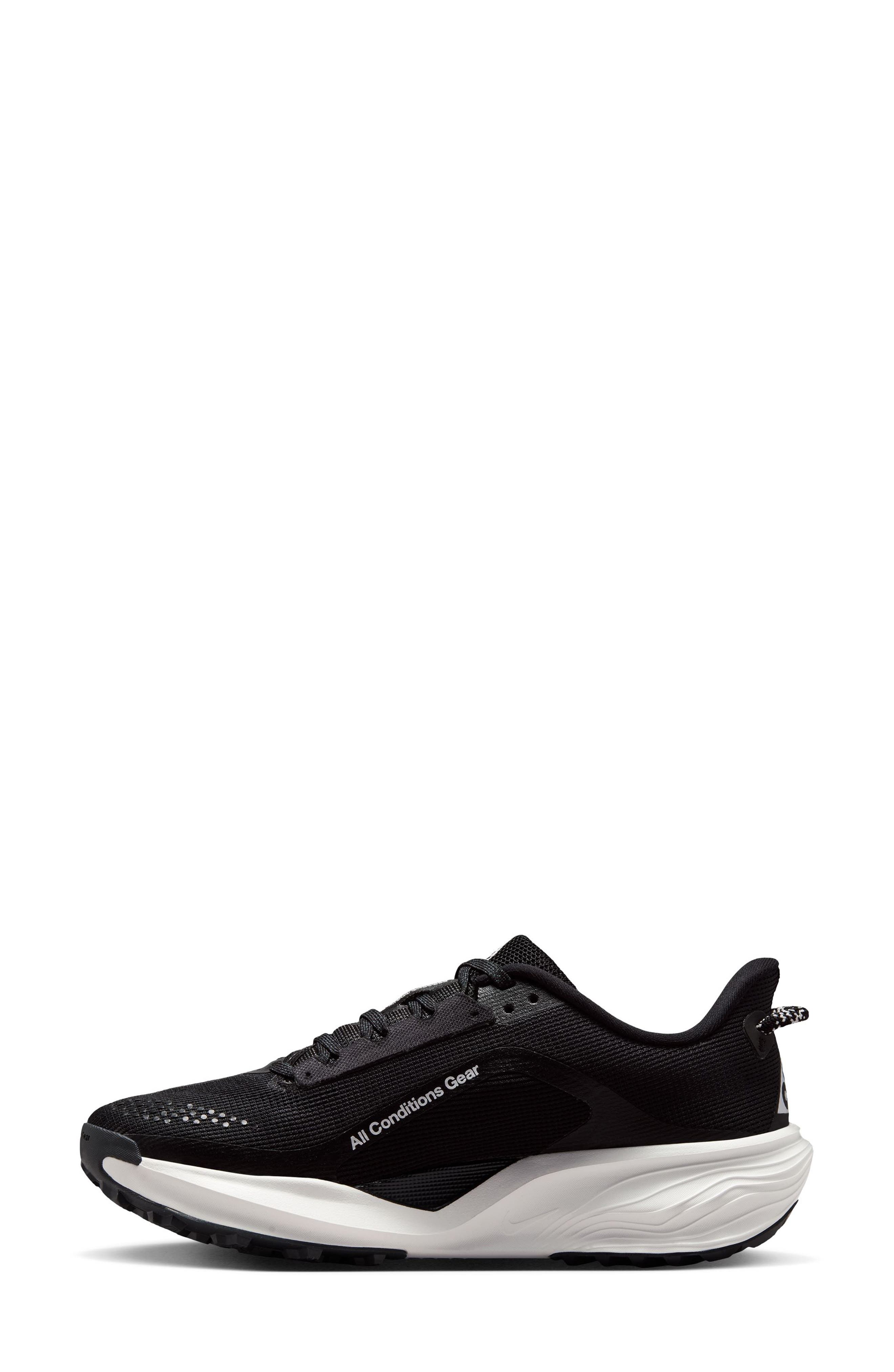 ACG Pegasus Trail Trail Running Shoe, Alternate, color, BLACK/ WHITE-ANTHRACITE