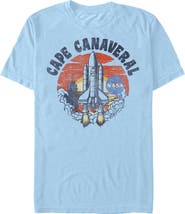 NASA Men's Cape Canaveral Launch Short Sleeve Graphic T-Shirt