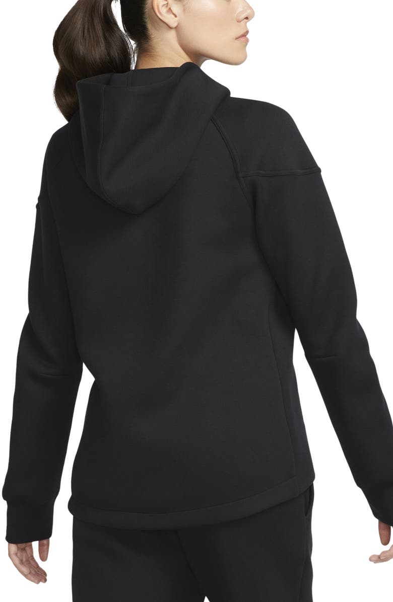Nike Sportswear Tech Fleece Windrunner Zip Hoodie, Alternate, color, 010 Black/Black