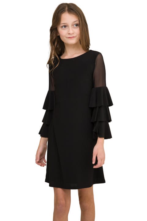 Tiered Sleeeve Dress (Big Kid)