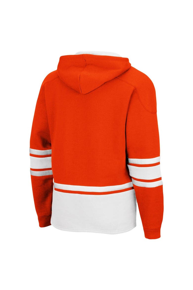 Men's Colosseum Orange Clemson Tigers Lace Up 3.0 Pullover Hoodie, Alternate, color, Orange
