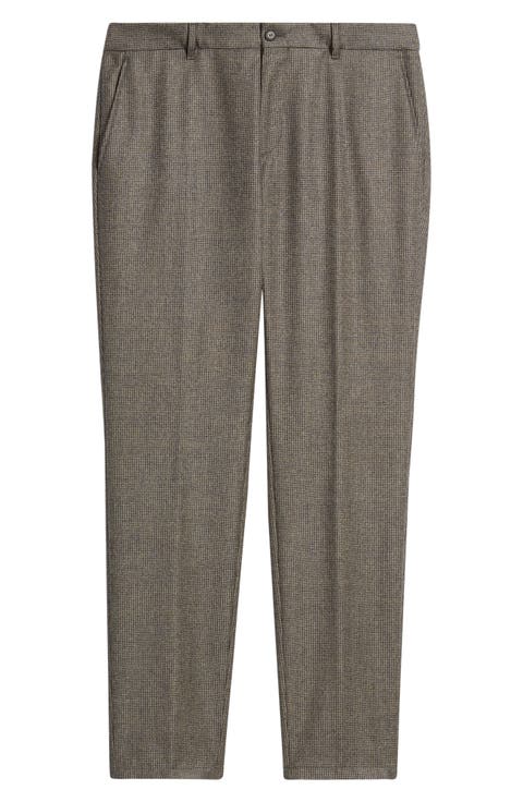 Genius Flat Front Virgin Wool Dress Pants
