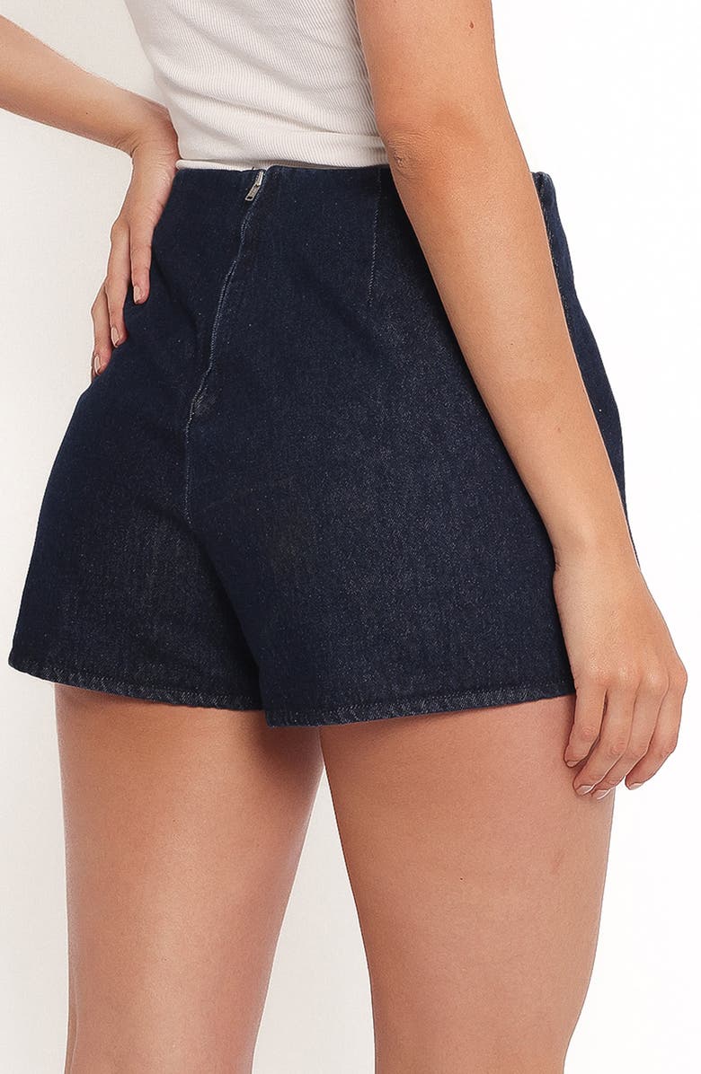Petal & Pup Ressie Denim Miniskort, Alternate, color, Raw Denim