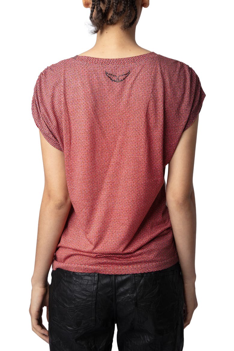 Adele Bouche Graphic Muscle T-Shirt, Alternate, color, RED MULTICOLOR