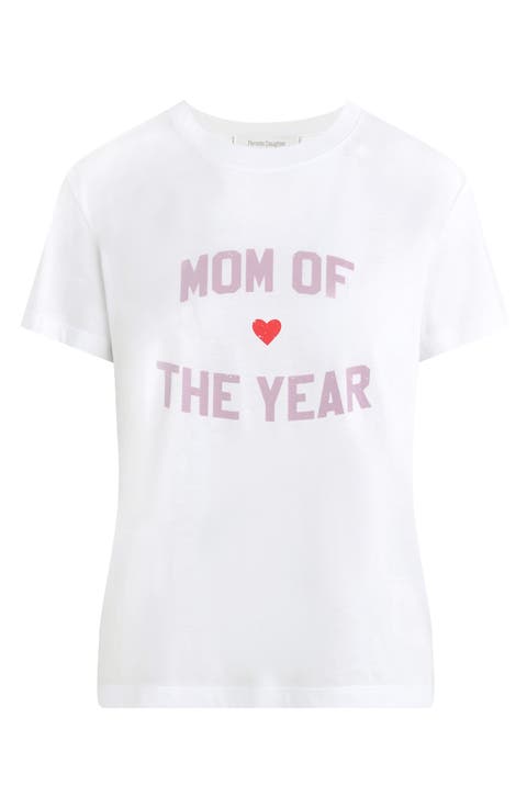 Mom of the Year Graphic T-Shirt