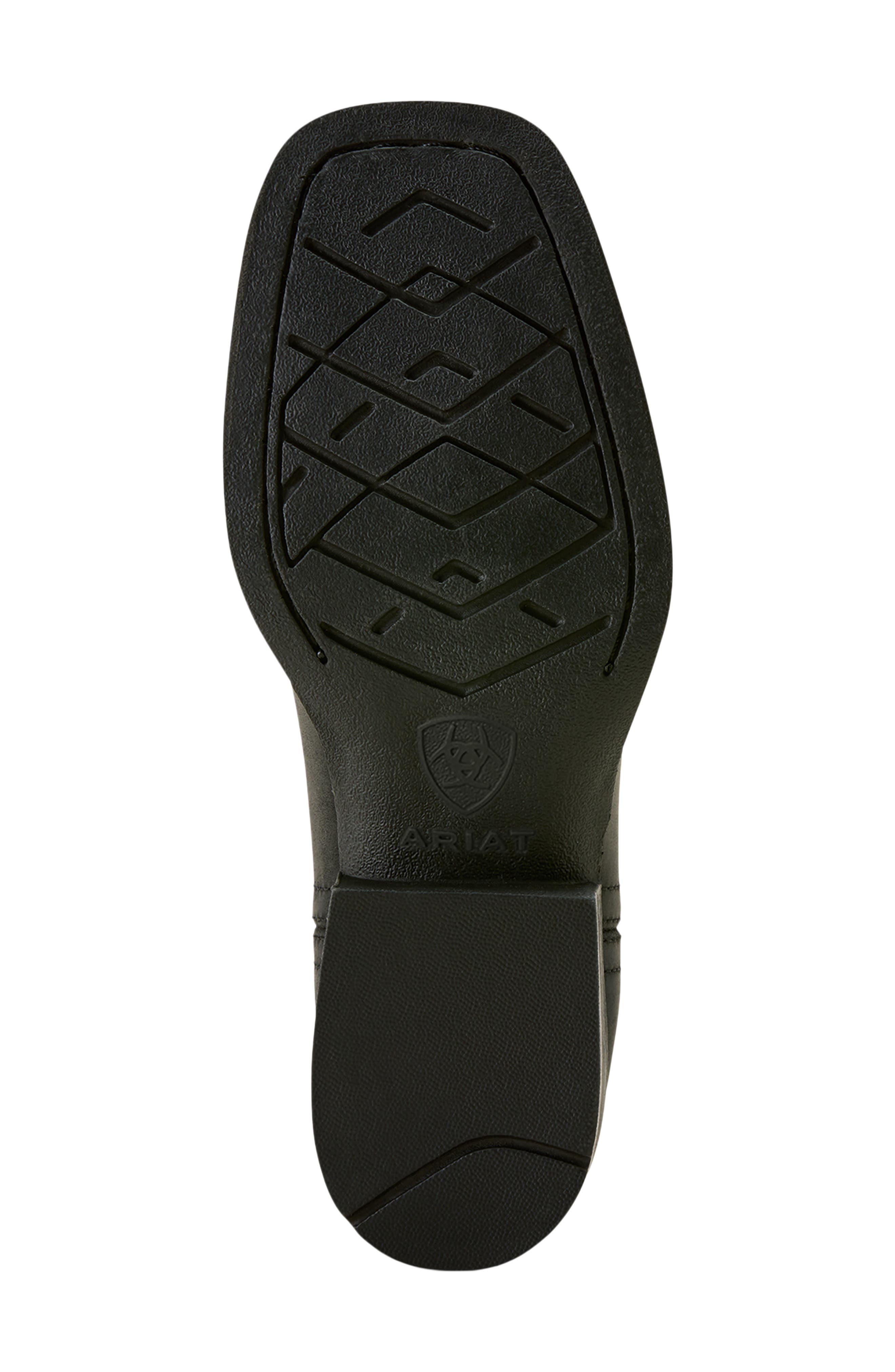 Ariat Kids' Booker Wide Square Toe Chelsea Western Boot, Alternate, color, Tricorn Black