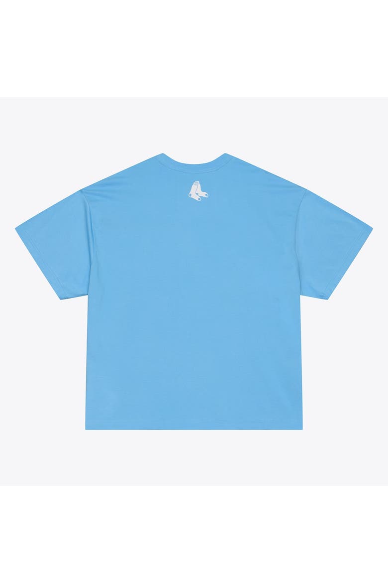 Men's Mitchell & Ness Light Blue Boston Red Sox Insignia Premium T-Shirt, Alternate, color, Light Blue