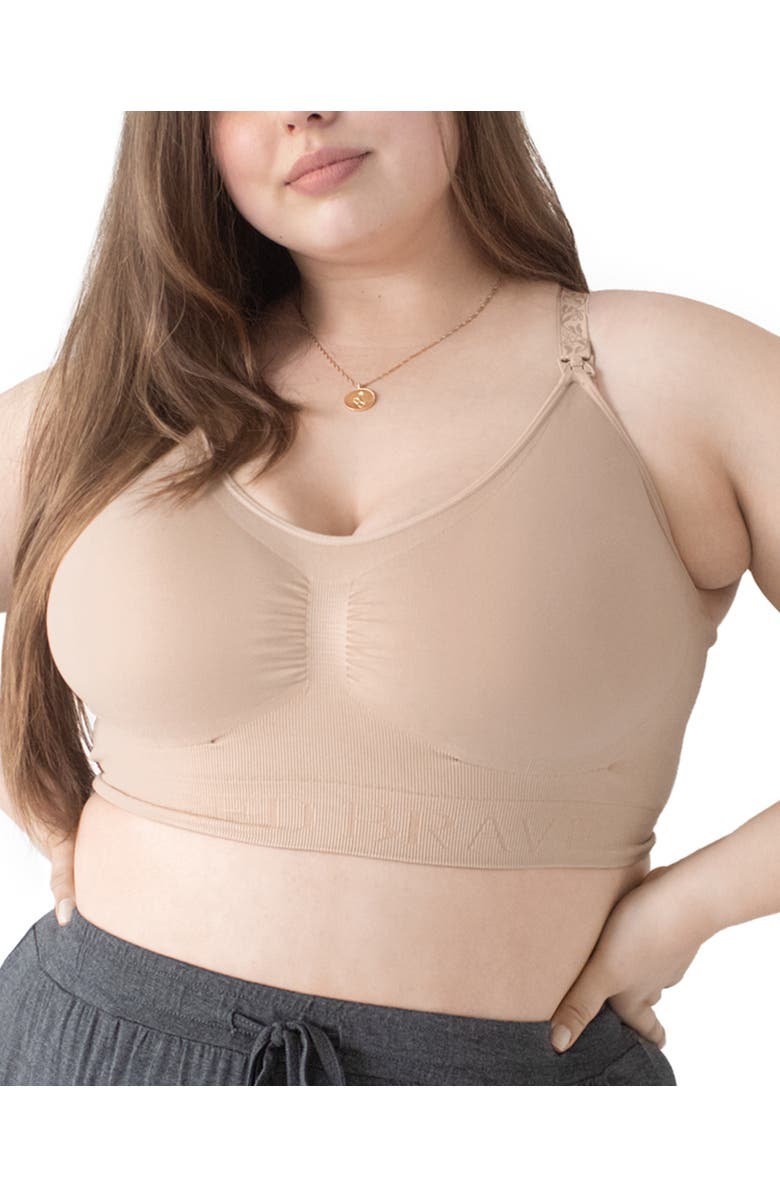 Kindred Bravely Busty Sublime Nursing Bra - Fits Sizes 30E-46H, Main, color, Beige