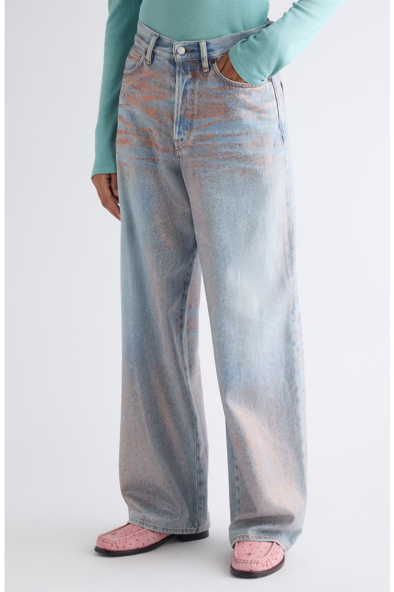 1981 Glitter Loose Fit Jeans, Alternate, color, ROSE COPPER/ LIGHT BLUE