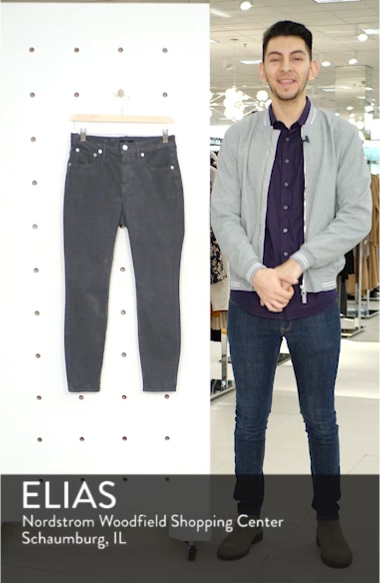 High Rise Toothpick Corduroy Jeans, sales video thumbnail