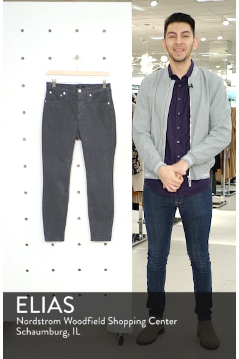 High Rise Toothpick Corduroy Jeans video