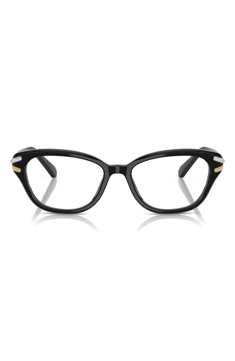 Swarovski 52mm Pillow Optical Glasses, Main, color,