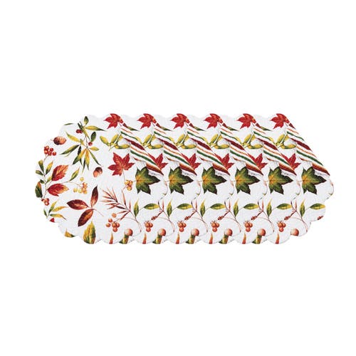 C & F Home C&f Home Camilla Round Placemats Set Of 6, 17" In Multi