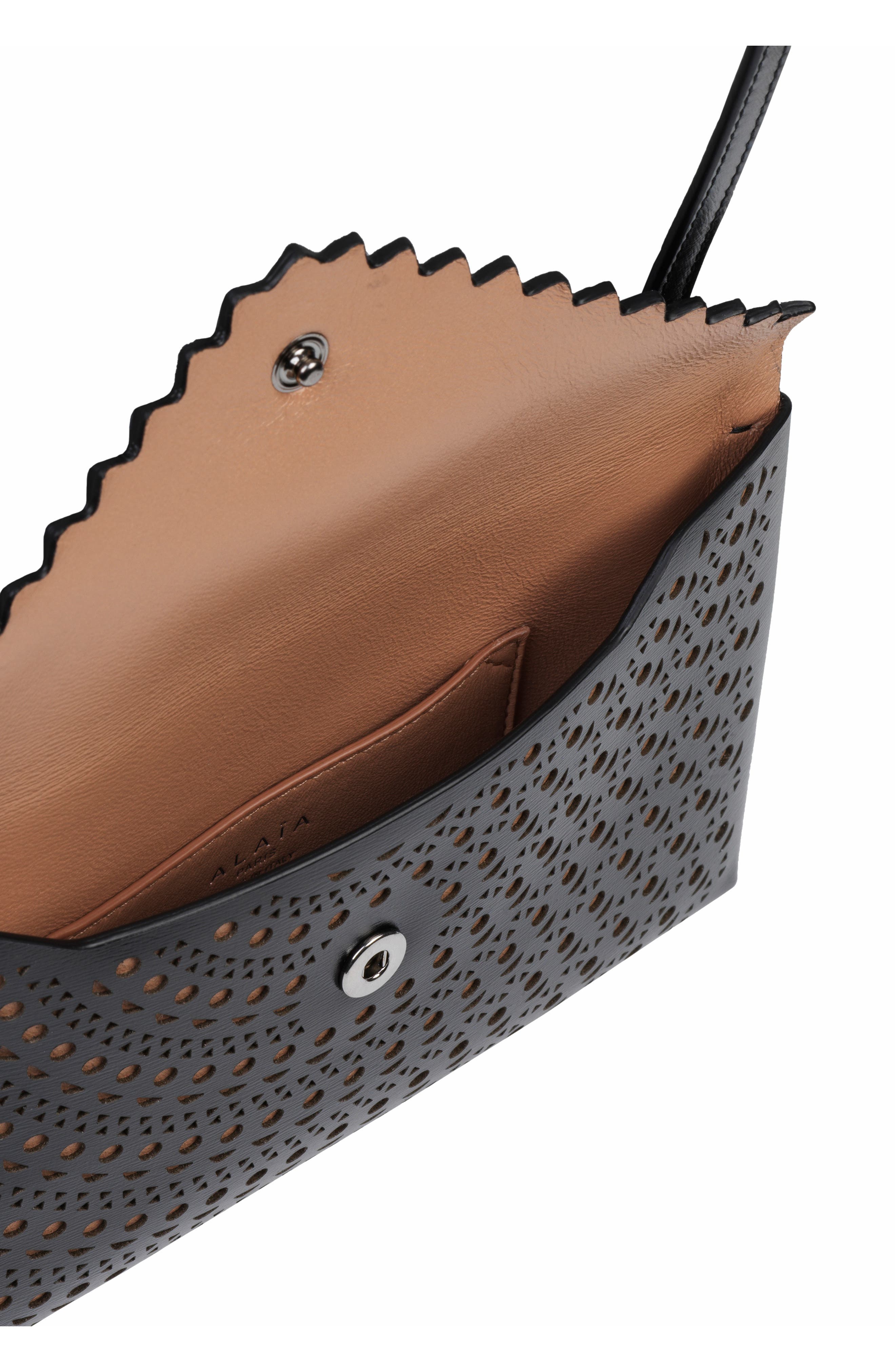 Alaïa Louise 20 Leather Envelope Clutch, Alternate, color, 