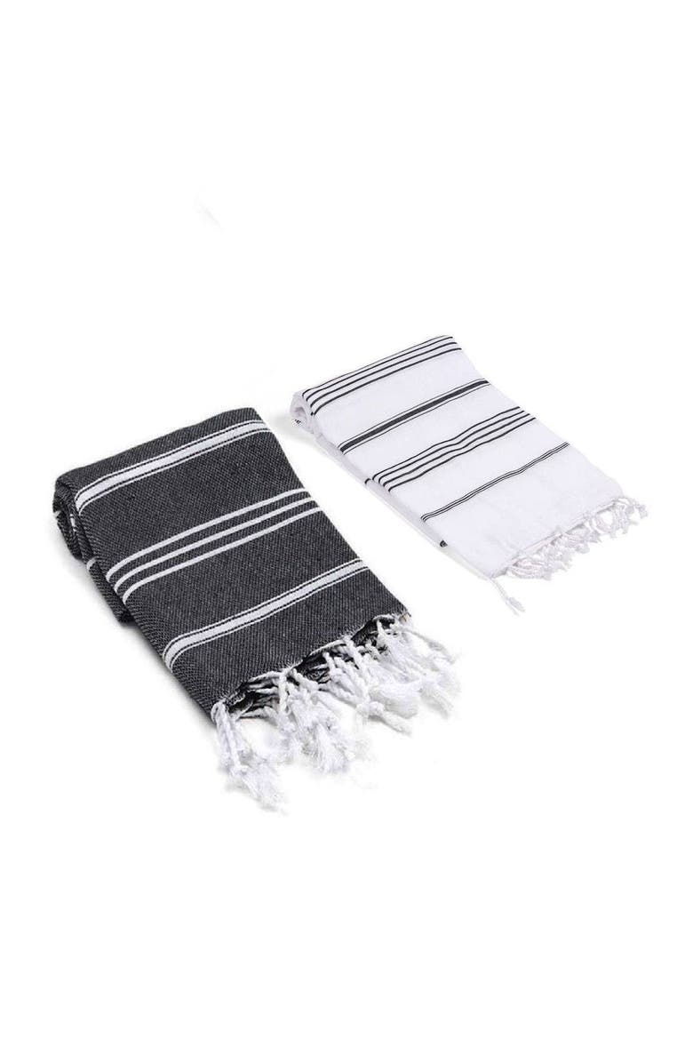 Olive & Linen Bodrum / Datca Turkish Hand Towel Set, Main, color, 