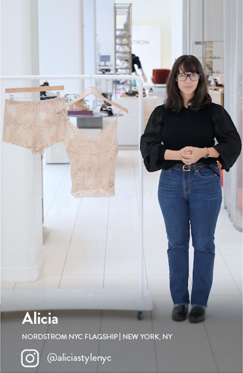 Feathers Lace Short Pajamas, sales video thumbnail