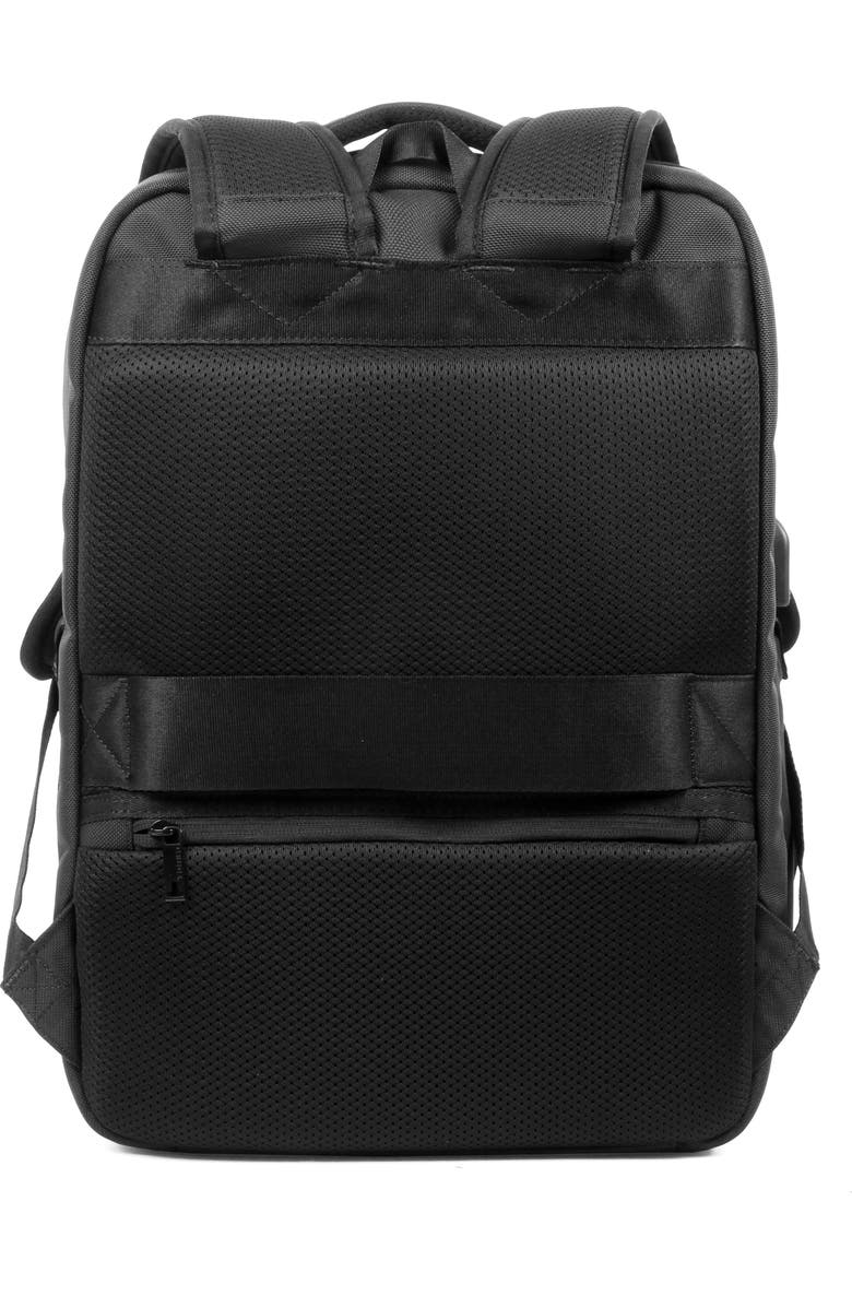 J World Tanka Martin Business Laptop Backpack, Alternate, color, Black