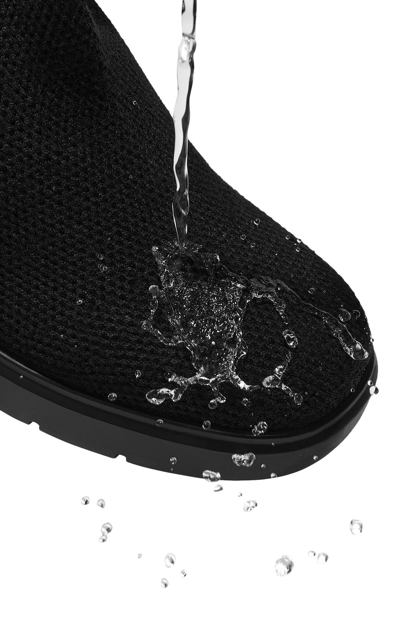 VIVAIA Fold-Over Square-Toe Knee-High Boots, Alternate, color, Black