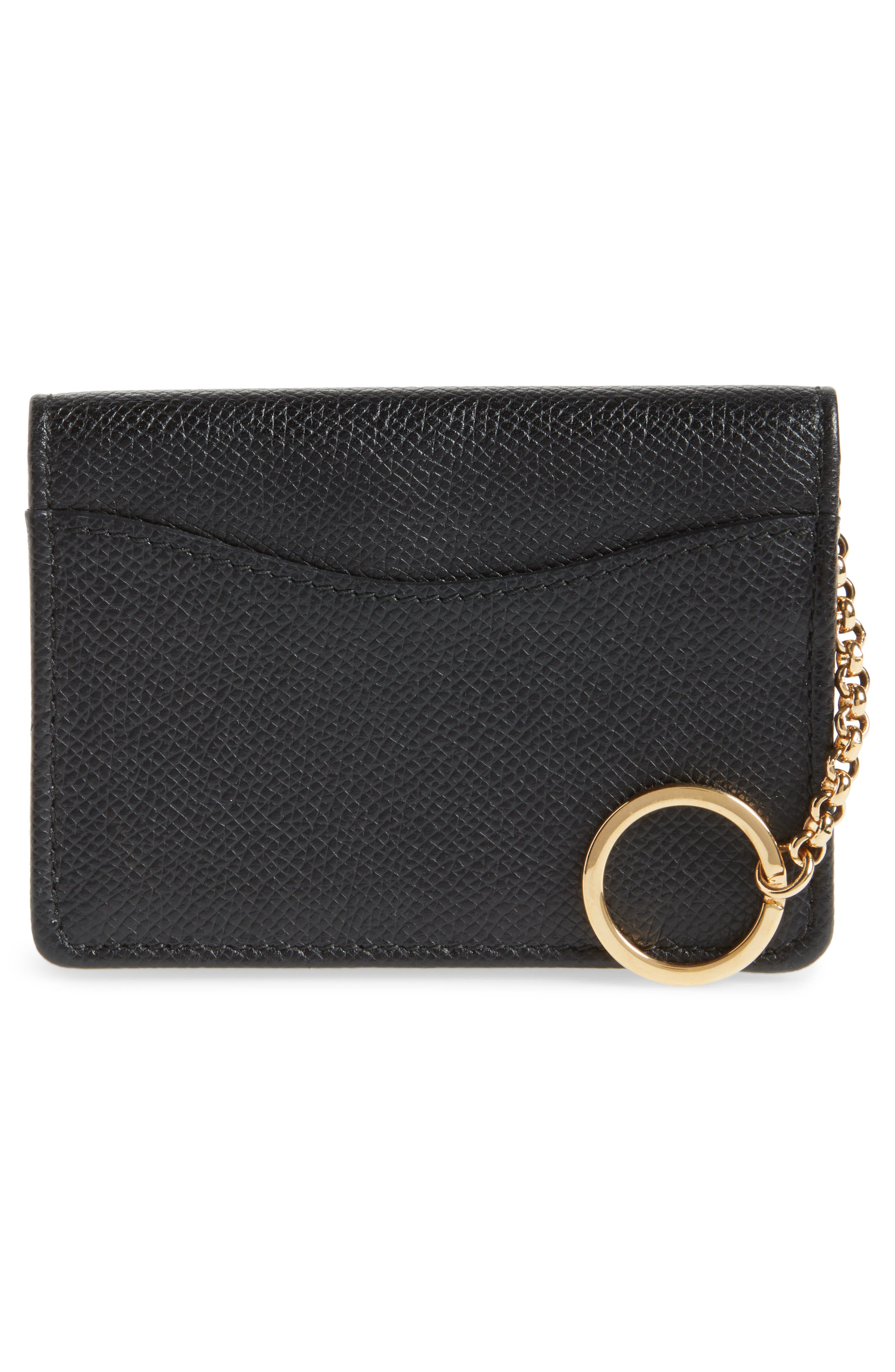 FERRAGAMO Icona Leather Card Case (Women) | Nordstromrack