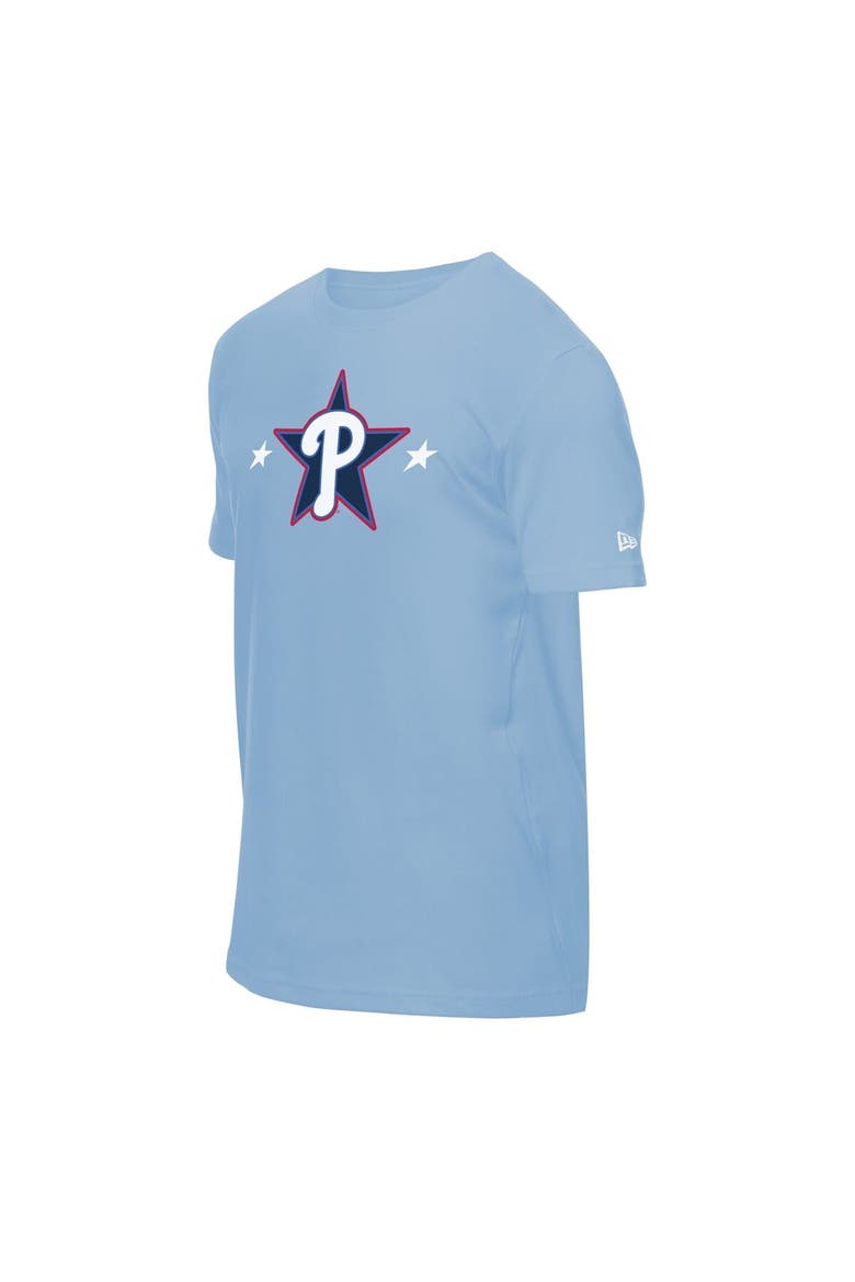 Men's New Era Light Blue Philadelphia Phillies 2025 MLB All-Star Game Workout T-Shirt, Alternate, color, Light Blue