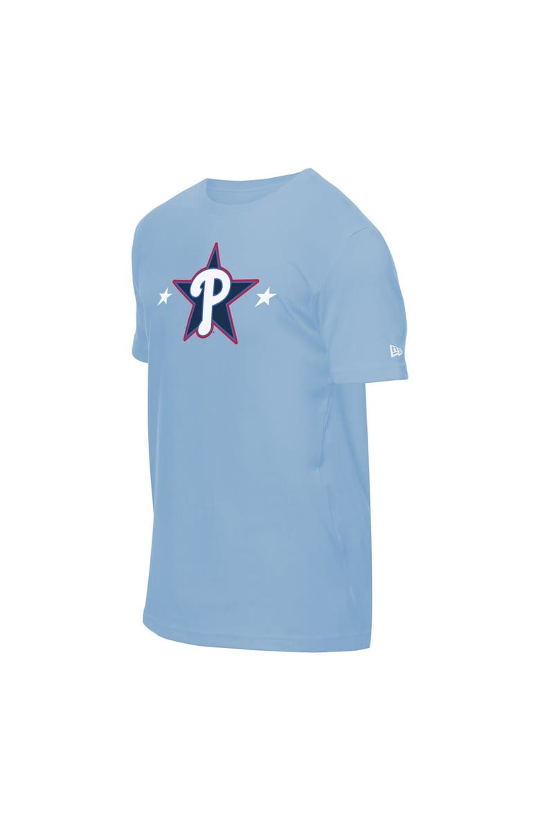 New Era Men's New Era Light Blue Philadelphia Phillies 2025 MLB All-Star Game Workout T-Shirt, Alternate, color, Light Blue