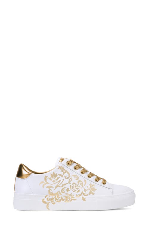 Karl Lagerfeld Paris Cate Rococo Sneaker In White