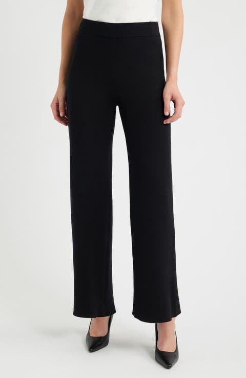 Wide Leg Sweater Pants