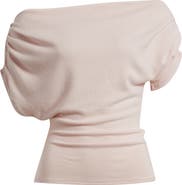Reformation Iris One-Shoulder Knit Top