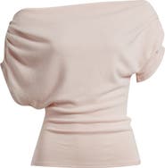 Reformation Iris One-Shoulder Knit Top