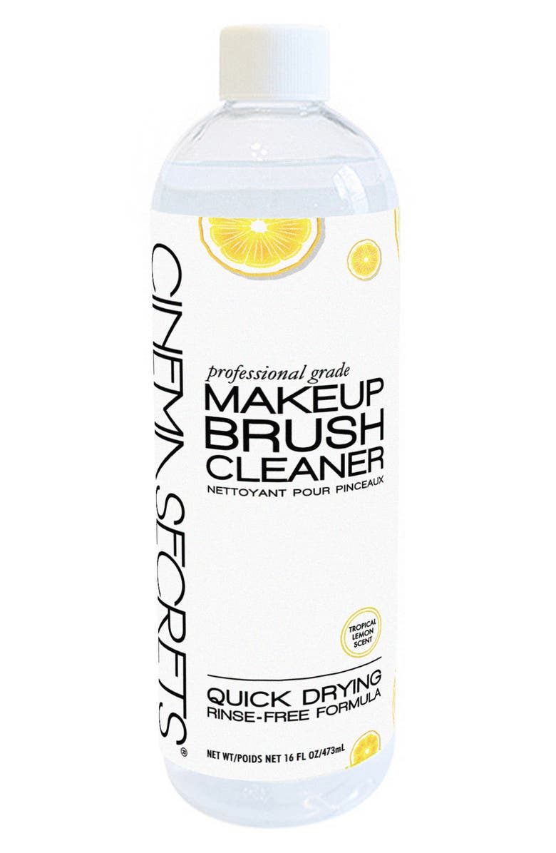 Cinema Secrets Makeup Brush Cleaner in Lemon, Alternate, color, Lemon