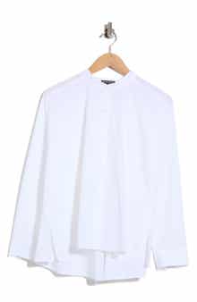 Mandarin Collar Organic Cotton Shirt