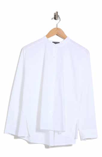 Mandarin Collar Organic Cotton Shirt