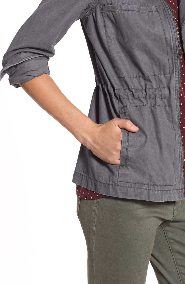 Madewell Fleet Jacket, Alternate, color, Grey