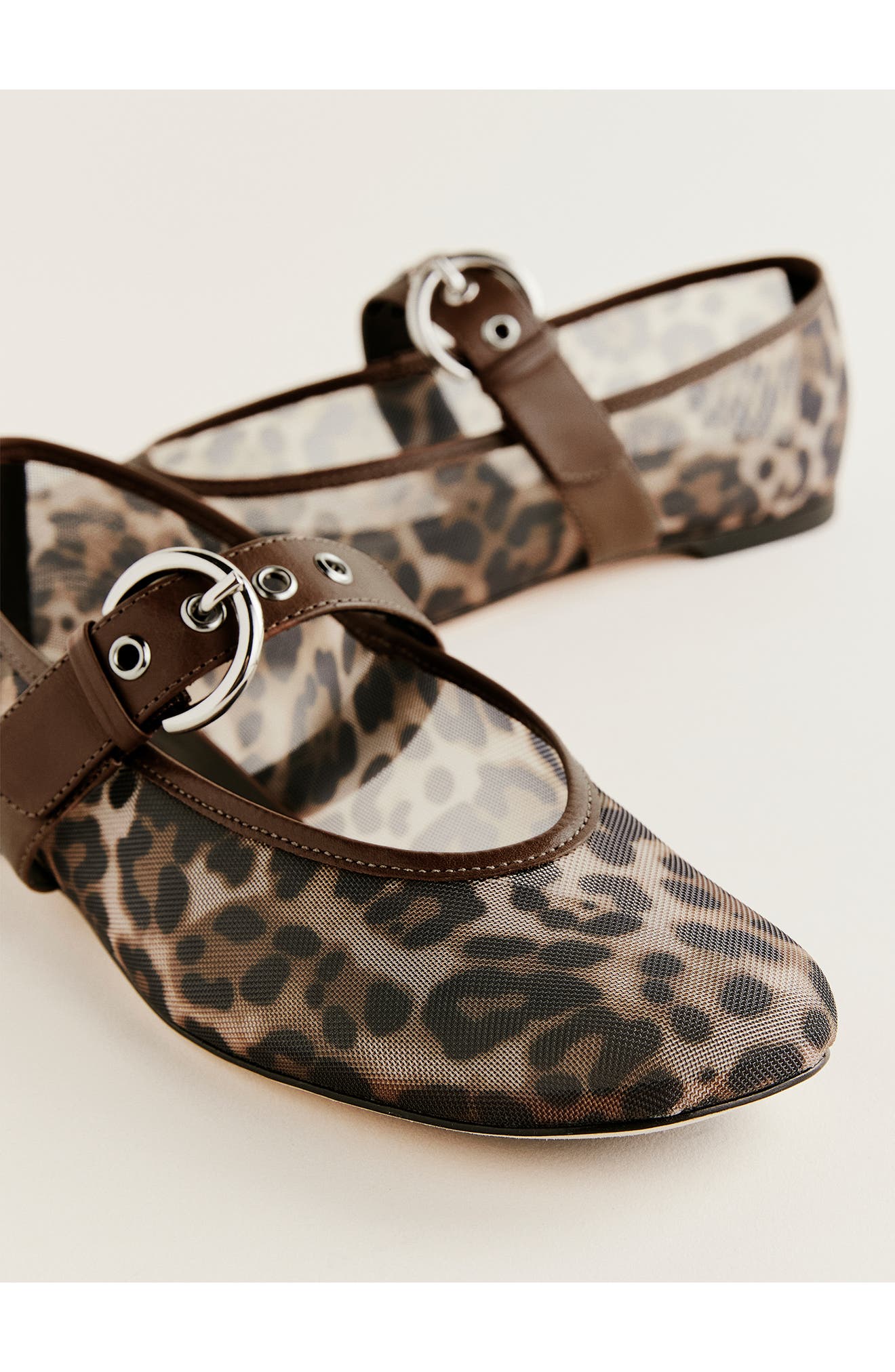 Bethany Ballet Flat, Alternate, color, LEOPARD MESH
