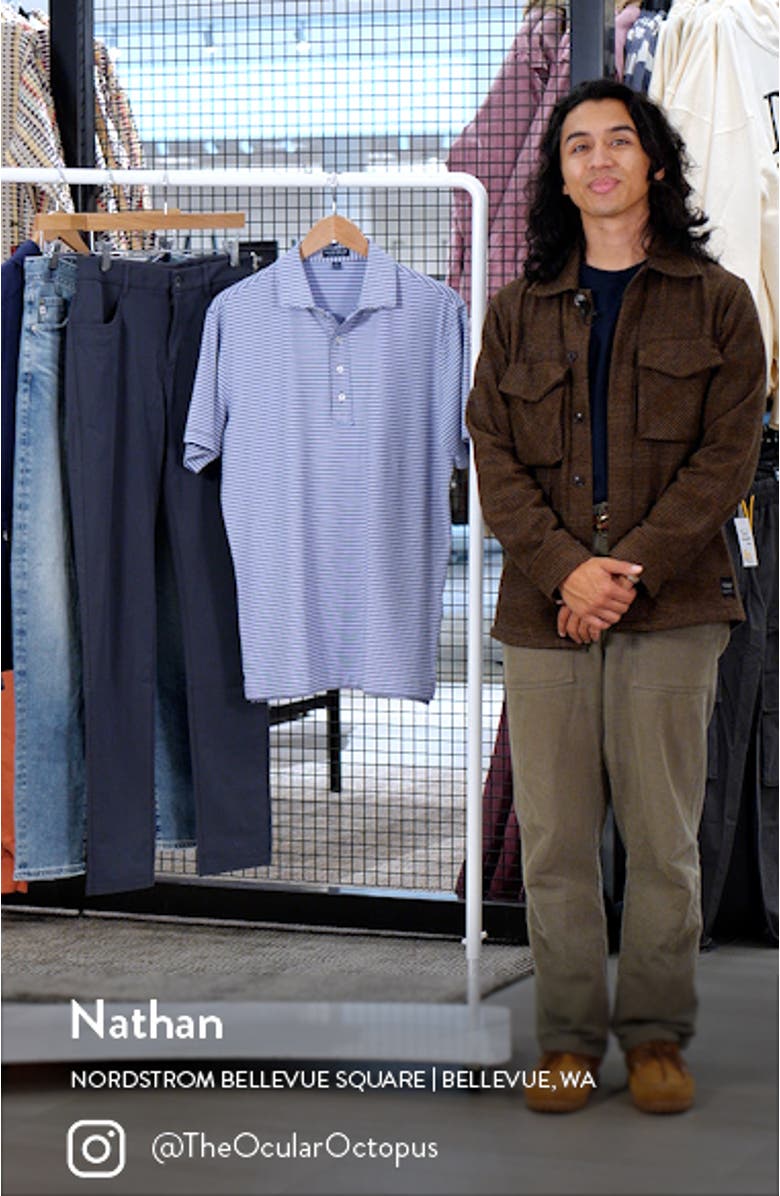 Avon Stripe Performance Jersey Polo, sales video thumbnail