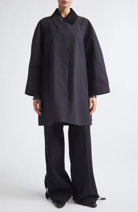 Agnes Linen & Cotton Car Coat