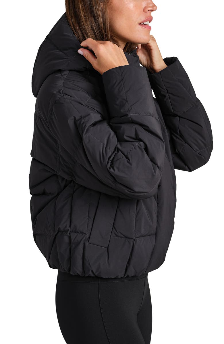 Rhone Powder Puffer Down Jacket, Alternate, color, Pure Black