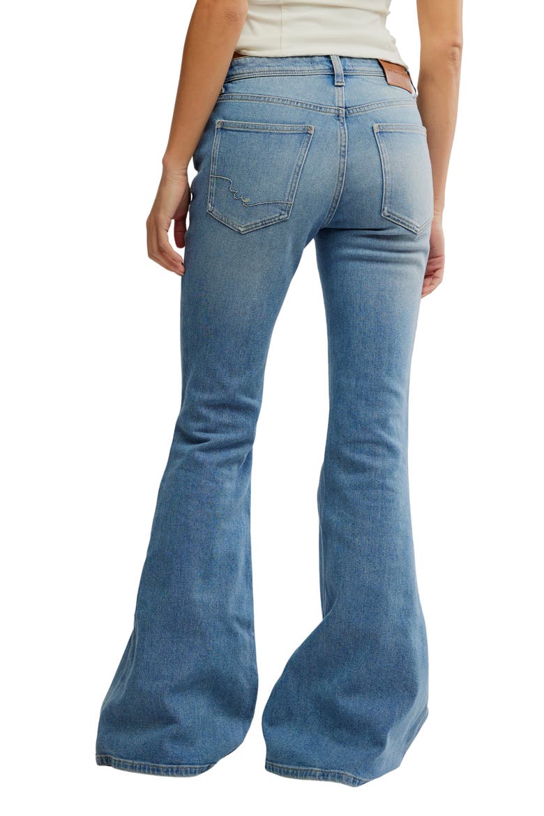 Love Bomb Flare Leg Jeans, Alternate, color, DYNAMITE