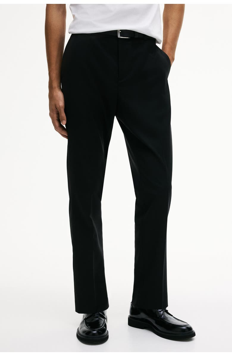 H&M Slim Fit Suit Trousers, Alternate, color, Black
