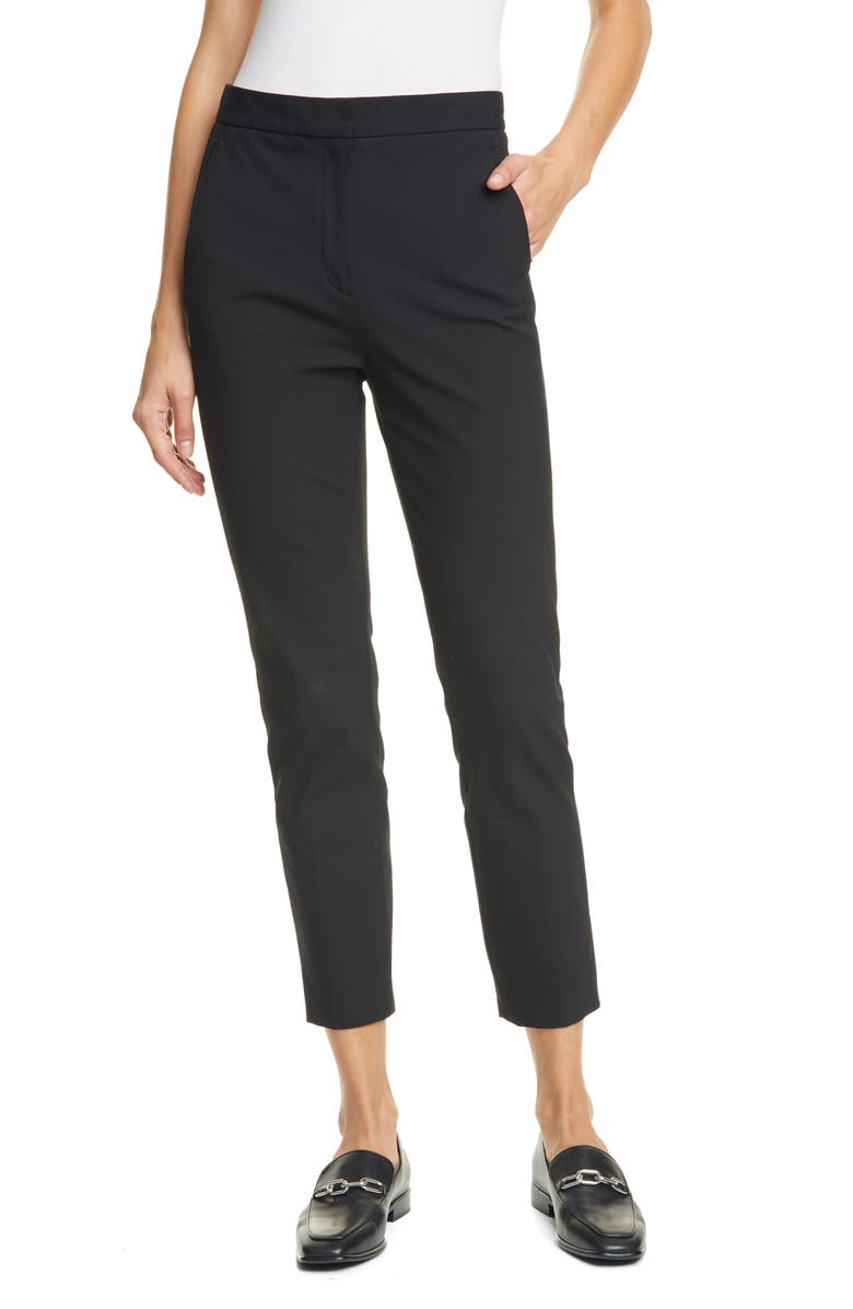 rag & bone Layla Stretch Ankle Pants, Main, color, Blk