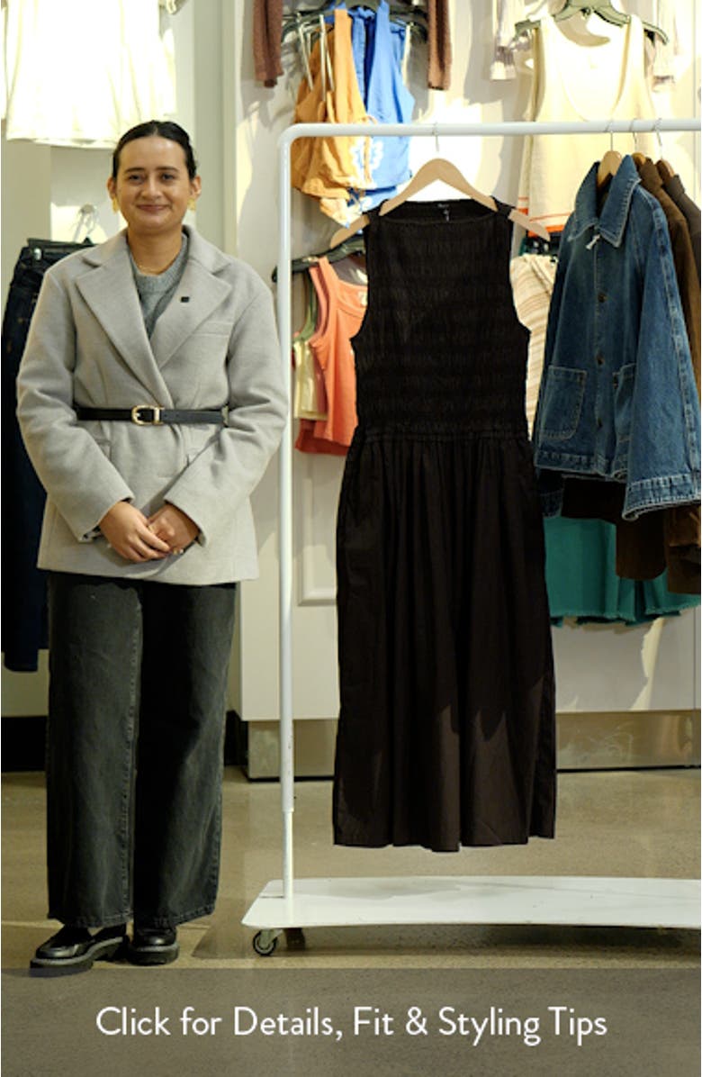 The Melody Smocked Midi Dress, sales video thumbnail