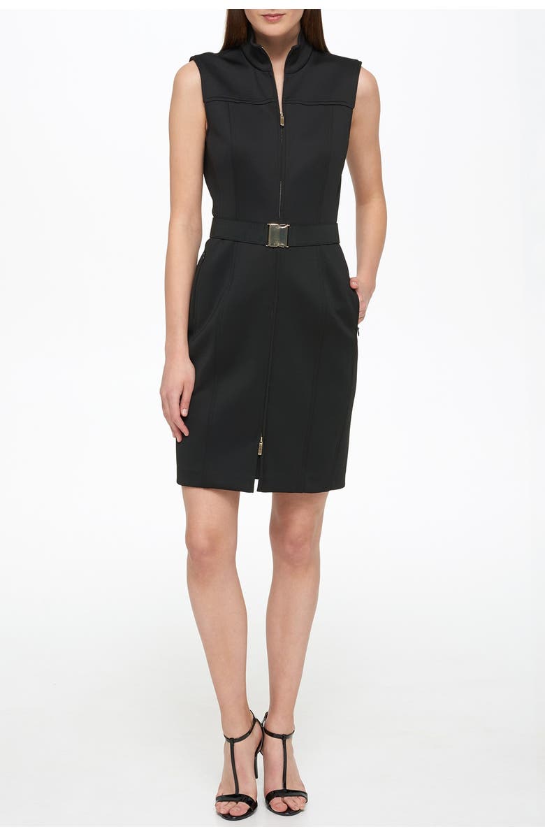 Tommy Hilfiger Sleeveless Front Zip Dress, Alternate, color, 