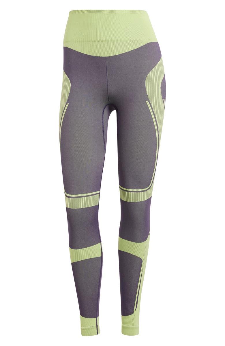 adidas by Stella McCartney Seamless Leggings, Alternate, color, Trace Purple