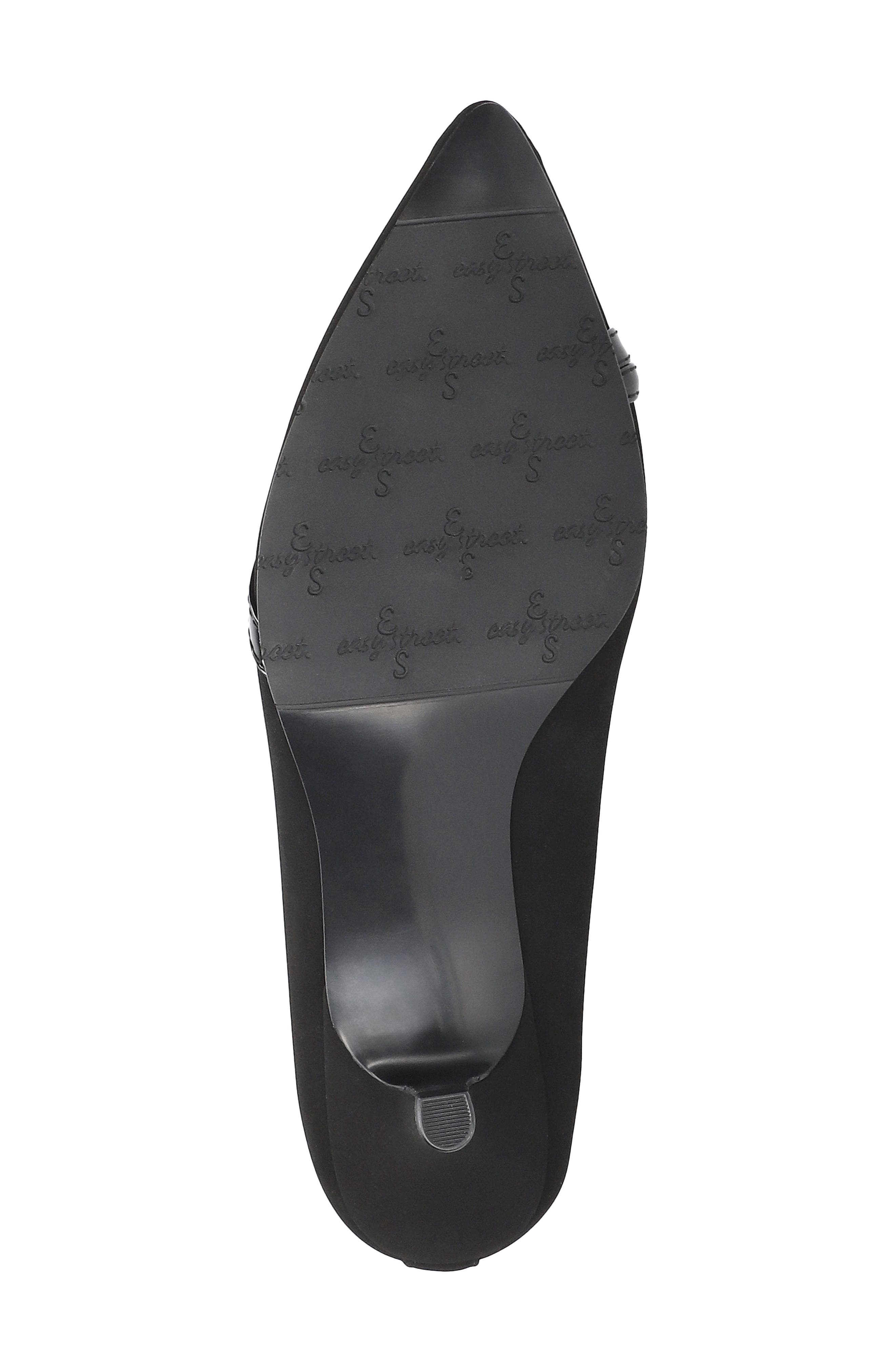 Maye Pointed Toe Kitten Heel Pump, Alternate, color, BLACK LAMY-PATENT