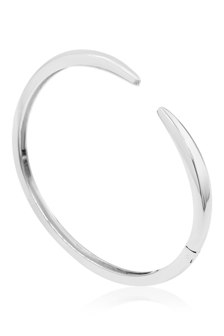 Open Claw Cuff Bracelet, Alternate, color, SILVER