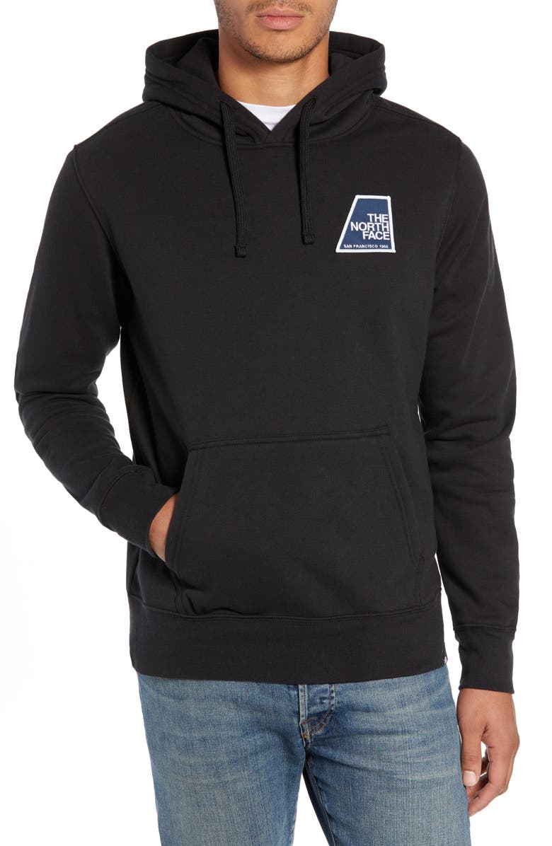 The North Face Logo Patch Pullover Hoodie, Main, color,