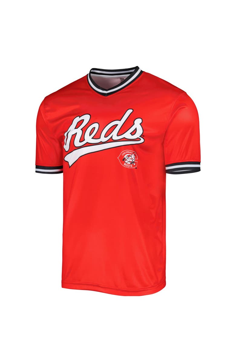 STITCHES Men's Stitches Red Cincinnati Reds Cooperstown Collection Team Jersey, Alternate, color, Red