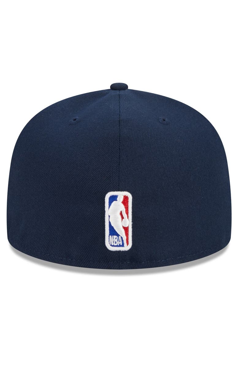 New Era Men's New Era  Navy Philadelphia 76ers 2023/24 City Edition 59FIFTY Fitted Hat, Alternate, color, 