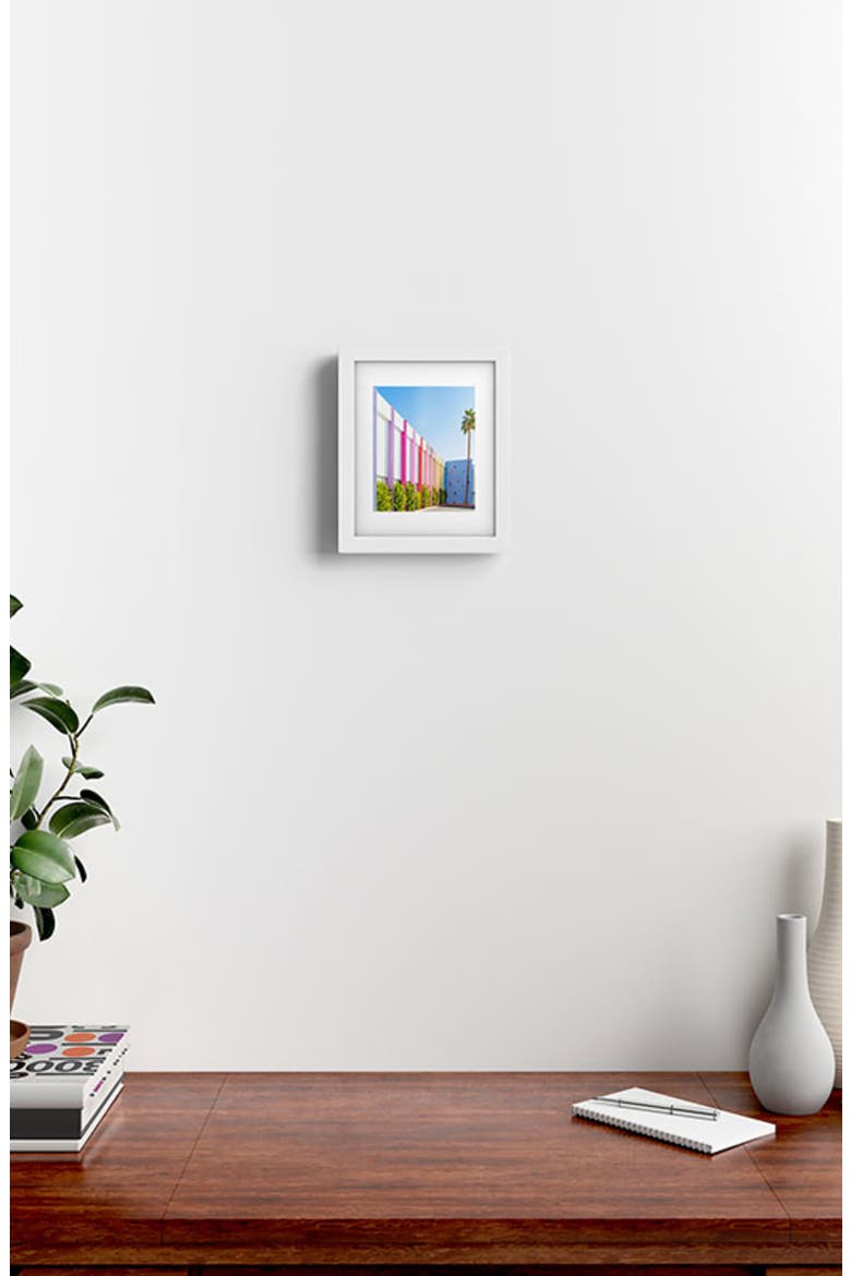 Hue Framed Art Print, Alternate, color, BLUE
