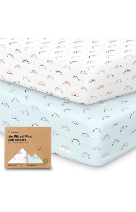 Isla Fitted Mini Crib Sheets